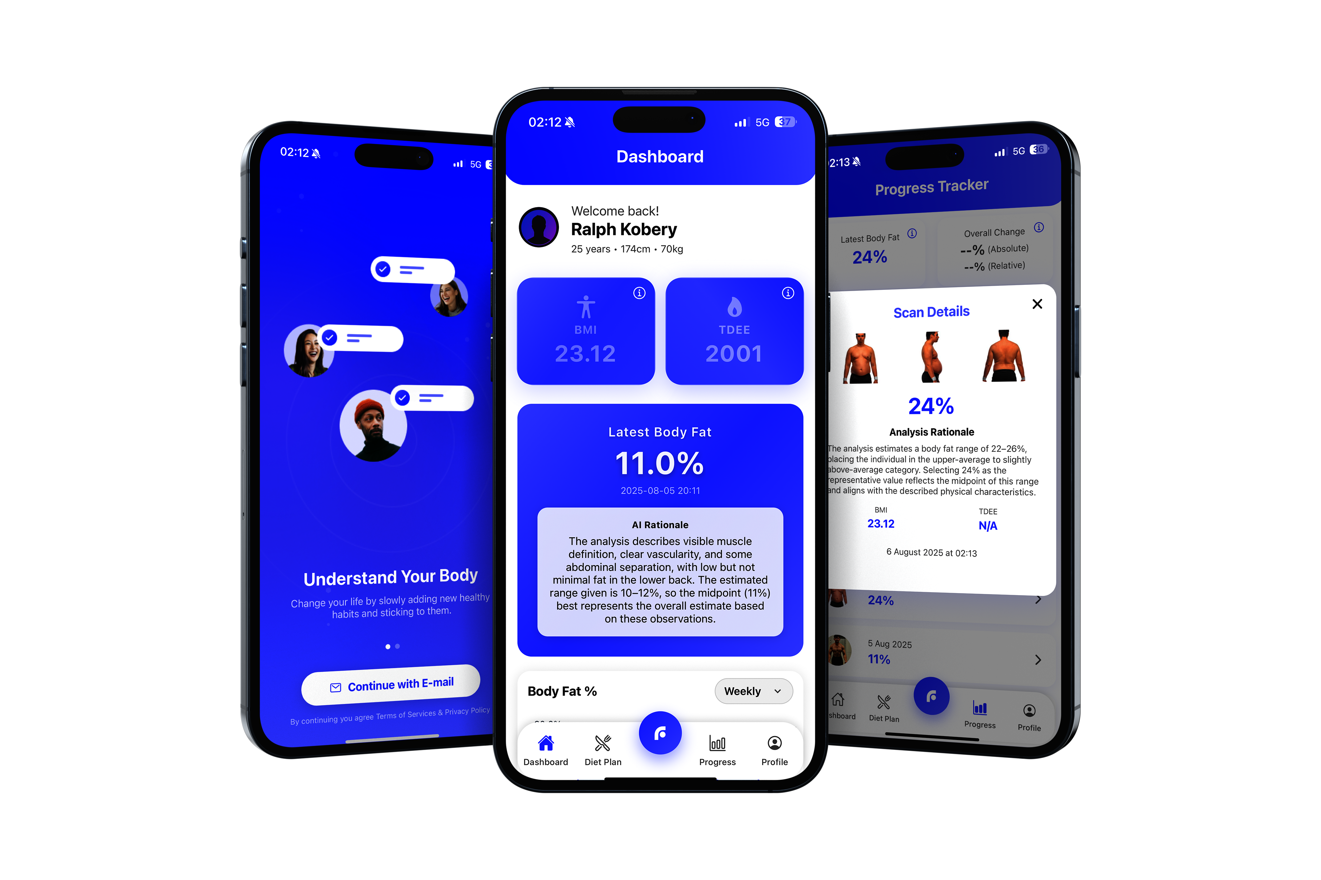 FitCommit app on phone